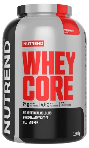 Whey Core, căpșuni, 1800 g, Nutrend
