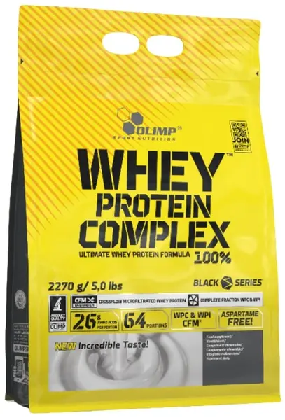 Whey Protein Complex 100%, ciocolată și caramel, 2270 g, Olimp