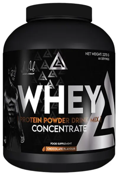 Whey Protein Powder Drink Mix, ciocolată cu nucă de cocos, 2270 g, Lazar Angelov Nutrition