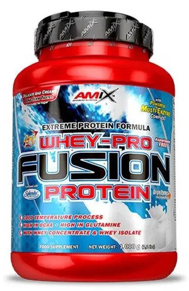 Whey Pure Fusion, vanilie, 1000 g, Amix