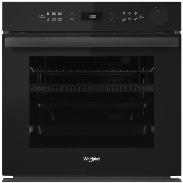 Whirlpool Cuptor electric Whirlpool, model AKZ9S 8260 FB, para, 73l, 59.5x59.5x56.4cm, multifunctional 12 functii, Negru