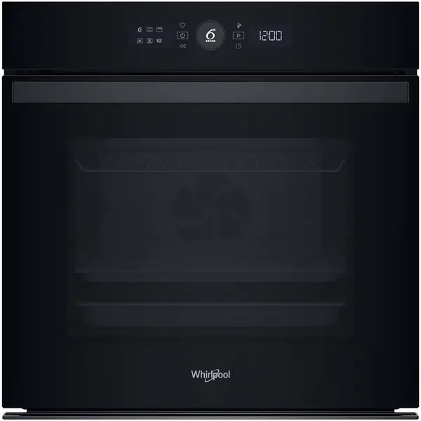 Whirlpool Cuptor incorporabil electric Whirlpool WOI4S8PM0SBA, 73L, curatare pirolitica+hidrolitica , inchidere Soft Close, Steam , Grill, functie Pizza, Clasa A+, Negru