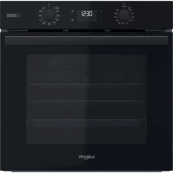 Whirlpool Cuptor incorporabil Whirlpool OMSR58CU1SB, Electric, Multifunctional, 71 l, Autocuratare catalitica, Display, Gatire aburi - Gentle Steam, Clasa A+, Negru
