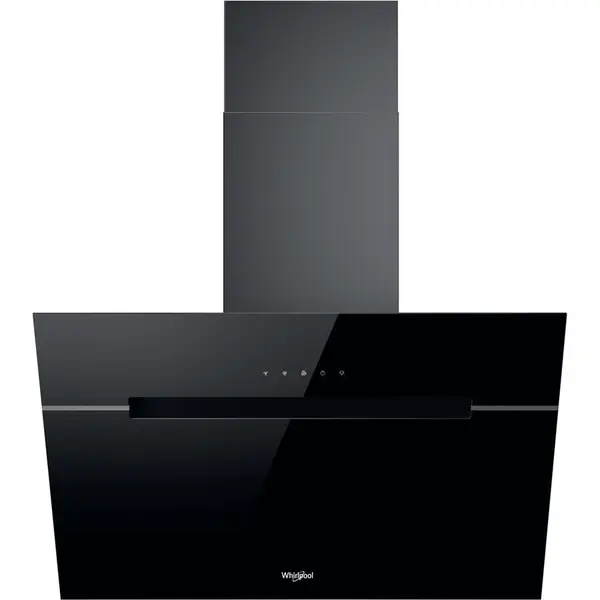 Whirlpool Hota Decorativa Whirlpool WHVP 62F LT SK, 650 m³/h,65 dB, 233 W, Neagra