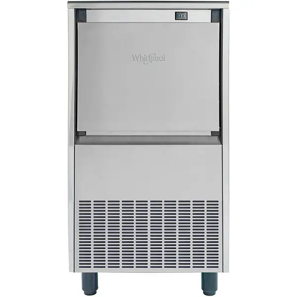 Whirlpool Masina de gheata Whirlpool ADN112, productie 47kg-24h, tehnologie spray, Argintiu