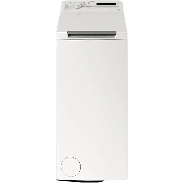 Whirlpool Masina de spalat rufe cu incarcare verticala Whirlpool TDLR6240SSEU/N, 6 kg, 1200 RPM, Clasa C, Tehnologia al-6lea Simt, Display digital, Alb