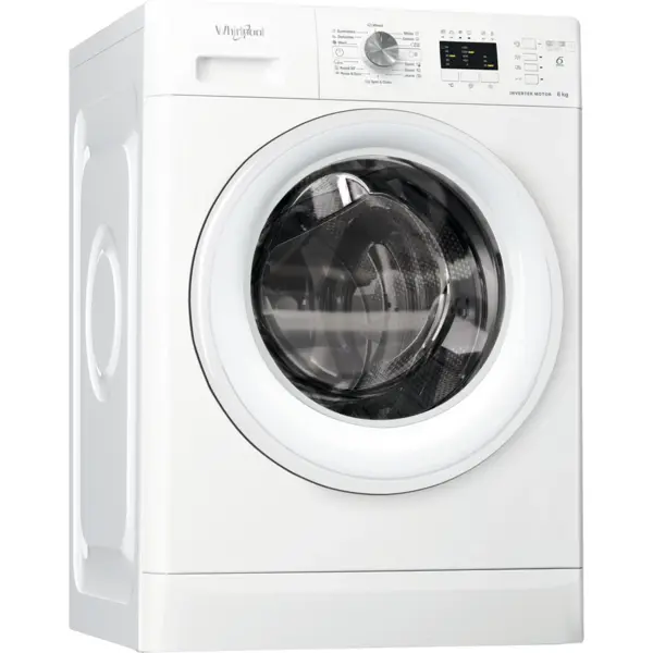 Whirlpool Masina de spalat rufe Whirlpool FreshCare+ FFL 6238 W EE, 6 kg, 1200 rpm, Clasa D, Motor Inverter, Tehnologie al 6-lea simt, Alb