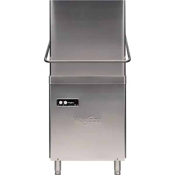 Whirlpool Masina de spalat vase semi-profesionala cu capota Whirlpool Eco Line ECM 532 U, 36 seturi, 4 programe, Panou de control mecanic, Dozaj automat detergent si agent clatire, Argintiu