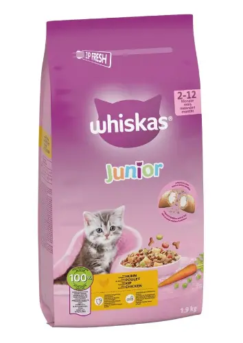 Whiskas Junior Pui 300 g