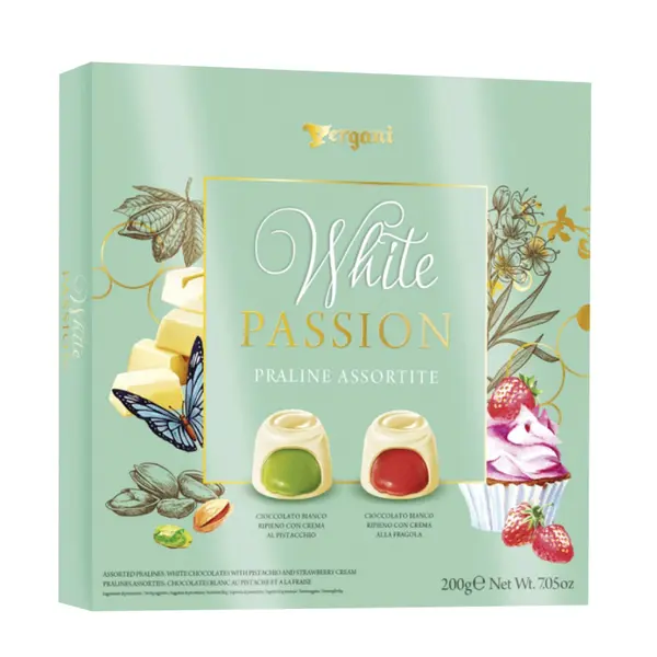 White passion praline assorted 200 gr