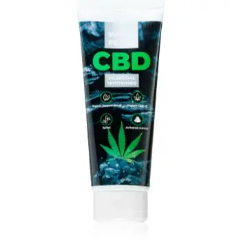 White Pearl CBD Charcoal Whitening Pasta de dinti albire cu cărbune activ cu CBD