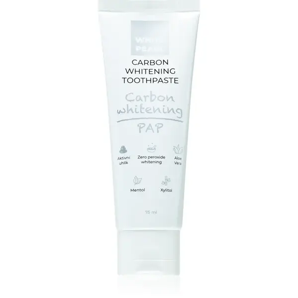 White Pearl PAP Carbon Whitening pasta de dinti pentru albire 75 ml