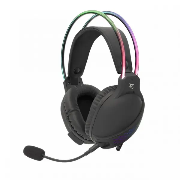 White Shark Casti Gaming White Shark GH-2140 OX, Iluminare RGB, Microfon Detasabil, Negru