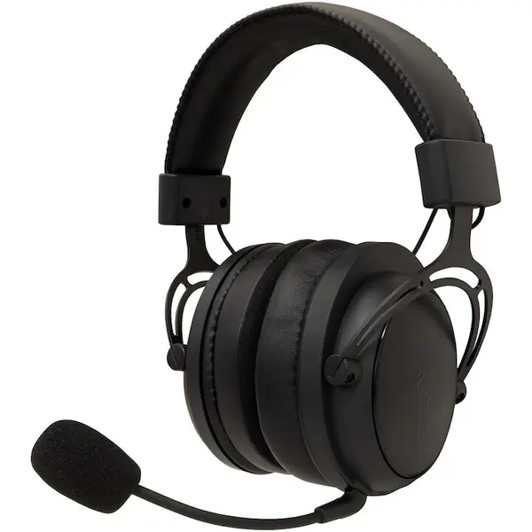 White Shark Casti Gaming Wireless White Shark GORILLA PRO, Bluetooth, Autonomie 30h, PC/PS4/5/XBOX/MAC, Negru