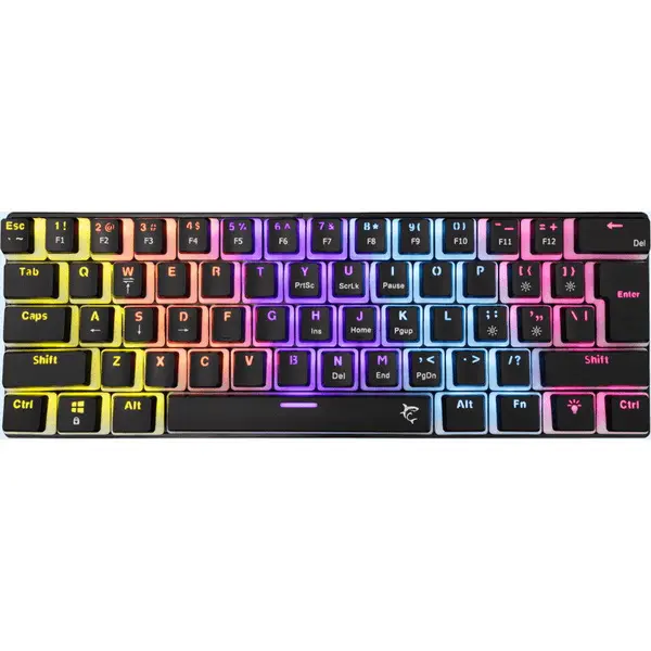 White Shark Tastatura Gaming White Shark ASHIKO v2 Red Switch Mecanica Negru