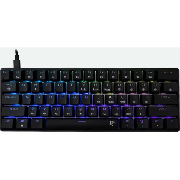 White Shark Tastatura Gaming White Shark SHINOBI v2 Outemu Blue Switch Mecanica Negru