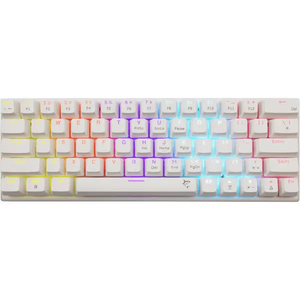 White Shark Tastatura Gaming White Shark WAKIZASHI v2 Red Switch Mecanica Alb