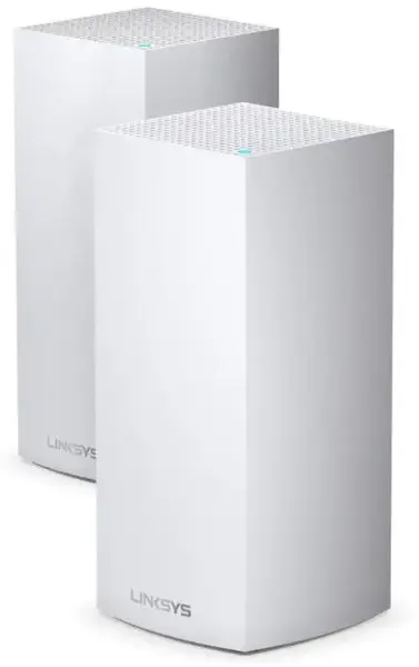 Whole Home Intelligent Mesh Wireless Linksys MX8400, WiFi 6, Tri Band, 4200 Mbps, 2-pack (Alb)