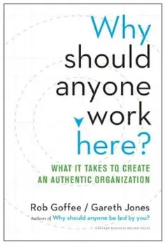 Why Should Anyone Work Here': What It Takes to Create an Authentic Organization, Hardcover/Rob Goffee