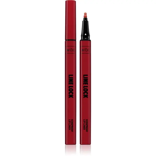 Wibo Line Lock Kissproof Lip Liner repara buzele pentru un efect de lunga durata culoare 05 Love Bitte 1 buc