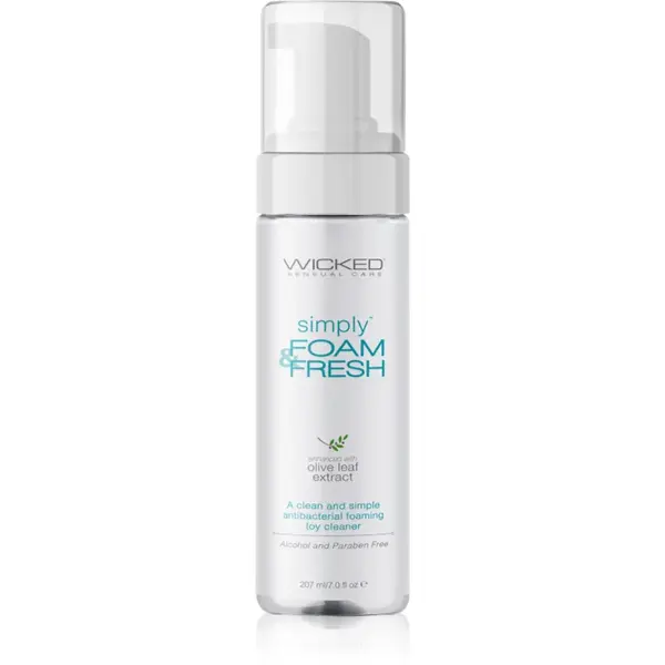Wicked Simply Foam & Fresh produs de curățare pentru jucării sexuale 207 ml