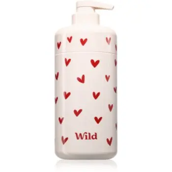 Wild Amber & Oud Heart Case gel de duș cu sac