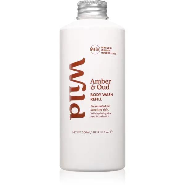 Wild Amber & Oud Refill gel de duș rezervă 300 ml
