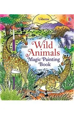 Wild Animals Magic Painting Book - Sam Baer