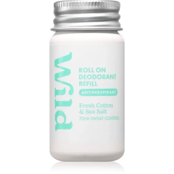 Wild Fresh Cotton & Sea Salt Refill antiperspirant roll-on rezervă 50 ml