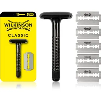 Wilkinson Sword Classic aparat de ras + lame de rezervă 5 pc