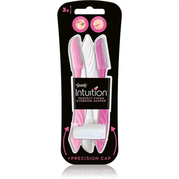 Wilkinson Sword Intuition Eyebrow Shaper brici pentru sprâncene 3 buc