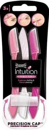 Wilkinson Sword Intuition Instrument pentru sprâncene și față Perfect Finish, 3 buc