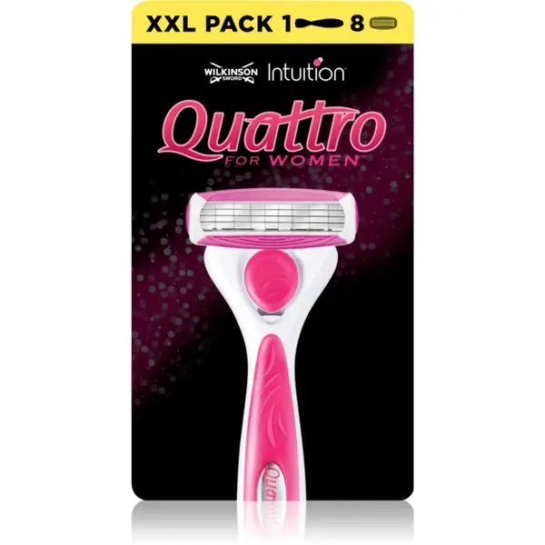 Wilkinson Sword Intuition Quattro for Women aparat de ras rezerva lama 8 pc