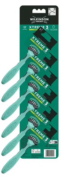 Wilkinson Sword Xtreme3 Aparat de ras pentru barbati Comfort Sensitive, 6 buc.