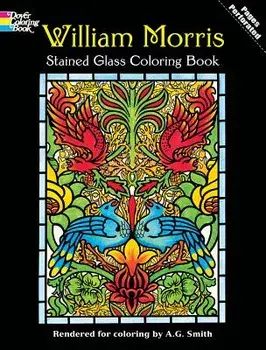 William Morris Stained Glass Coloring Book, Paperback/William Morris
