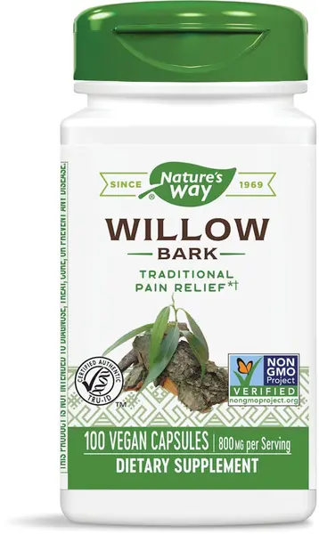 Willow Bark, 400 mg, 100 capsule, Nature's Way