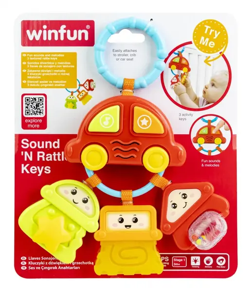 WINFUN ZORNAITOARE MASINUTA CU 3 CHEI
