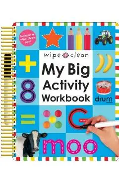 Wipe Clean: My Big Activity Workbook [With 2 Wipe-Clean Pens] - Roger Priddy