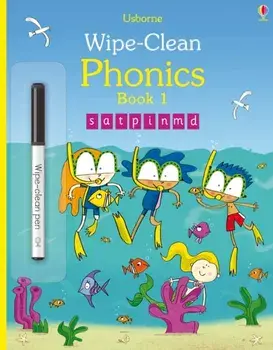 Wipe-Clean Phonics Book 1, Paperback/Mairi MacKinnon