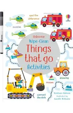 Wipe-Clean Things That Go Activities - Kirsteen Robson