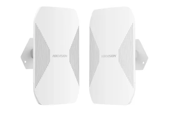 Wireless Bridge exterior Hikvision 5GHz, 867Mbps, raza 5KM, PoE, IP55, kit 2 dispozitive, DS-3WF5000-SI-5ACG-2P
