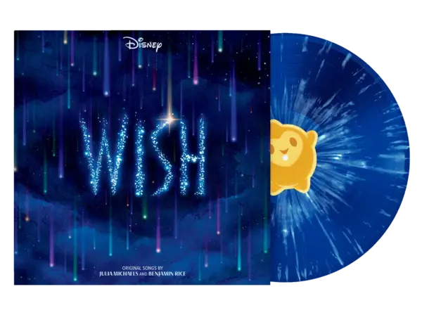 Wish - Soundtrack (Blue Splatter Vinyl, 45 RPM) | Ariana Debose, Chris Pine, Angelique Cabral, Julia Michaels