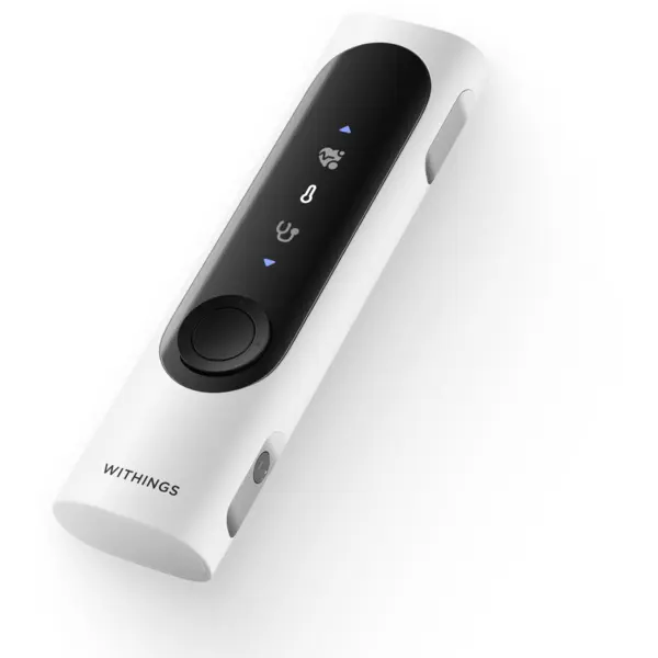 Withings Dispozitiv MultiScan 4 in 1 Withings Beam-O, de evaluare a sanatatii (termometru, EKG, SPO2, stetoscop digital), Alb