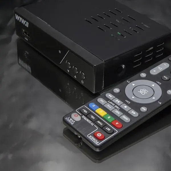 Wiwa Tuner TV Wiwa, H.265 PRO, DVB-T/T2, Negru