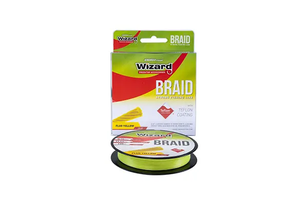 WIZARD BRAID 135M 0,1 135M 9,13KG FLUO YELLOW