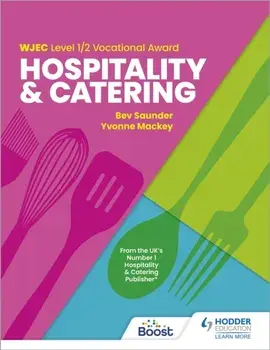 WJEC Level 1/2 Vocational Award in Hospitality and Catering, Paperback/Yvonne Mackey