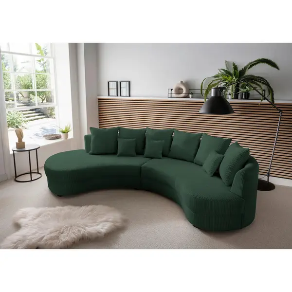 Wohnlandschaft, textil, verde închis
