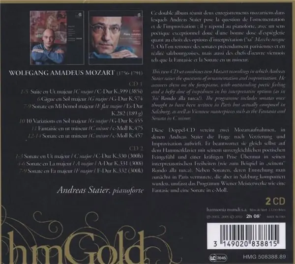 Wolfgang Amadeus Mozart: Piano Sonatas | Wolfgang Amadeus Mozart