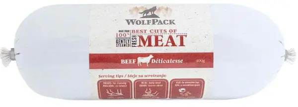WOLFPACK Delicatesse meat sausage, salam 100% vită