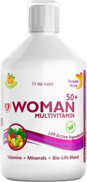 Woman Multivitamin 50+, 500 ml, Swedish Nutra